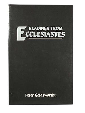 Readings from Ecclesiastes: Poems by Peter Goldsworthy