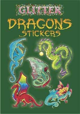 Glitter Dragons Stickers by Christy Shaffer