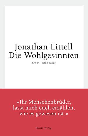 Die Wohlgesinnten by Jonathan Littell