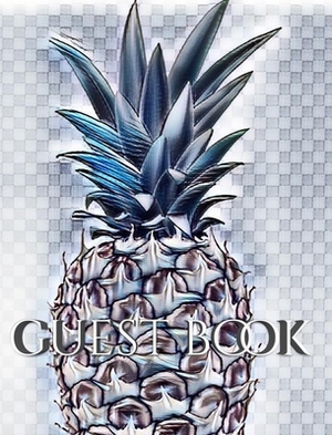 pineapple Hospitality stylish blank guest Book. designer sir Michael Huhn Edition by Michael Huhn