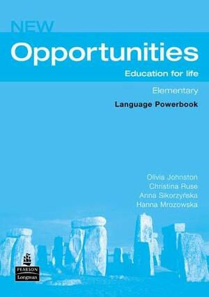 Opportunities: Global Elementary Language Powerbook Ne by Olivia Johnston, Anna Sikorzynska