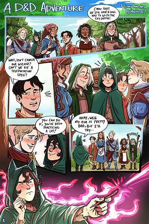 Guest Comic - A D&D Adventure by Mueritos, Alice Oseman