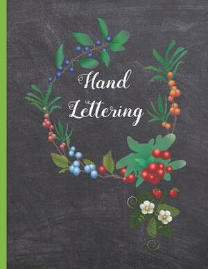 Hand Lettering: 8.5" X 11" DOT GRID LARGE SKETCHBOOK 100 Pgs. Practice Hand Lettering. Create Beautiful letters. PERFECT GIFT. by Inspired Notebooks