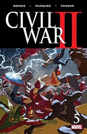 Civil War II #5 by David Marquez, Brian Michael Bendis, Marko Djurdjevic