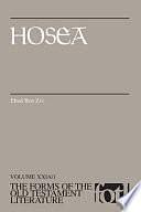 Hosea by Ehud Ben Zvi