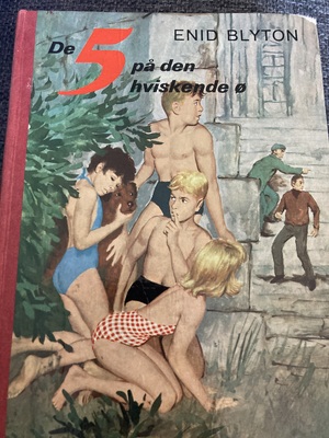 De 5 på den hviskende ø by Enid Blyton