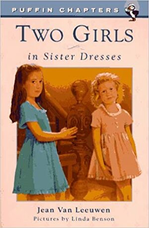 Two Girls in Sister Dresses by Jean Van Leeuwen