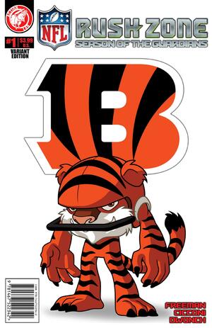 NFL Rush Zone: Season Of The Guardians #1 - Cincinnati Bengals Cover by Kevin Freeman, Mia Goodwin