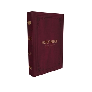 Kjv, Thinline Large Print Bible, Vintage Series, Leathersoft, Burgundy, Red Letter, Comfort Print: Holy Bible, King James Version by 