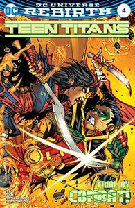 Teen Titans #4 by Khoi Pham, Jim Charalampidis, Jonboy Meyers, Benjamin Percy, Wade Von Grawbadger