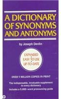 A Dictionary of Synonyms and Antonyms by Joseph Devlin