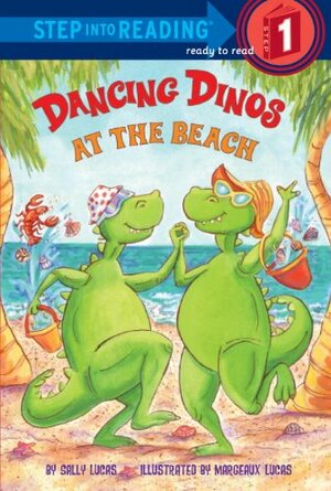 Dancing Dinos at the Beach by Sally Lucas