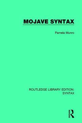 Mojave Syntax by Pamela Munro