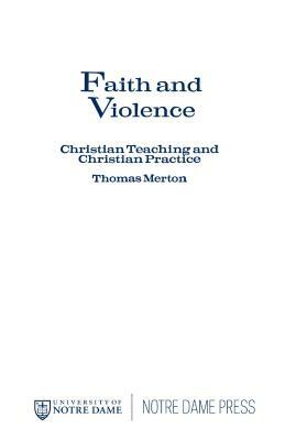Faith and Violence: Theology by Thomas Merton