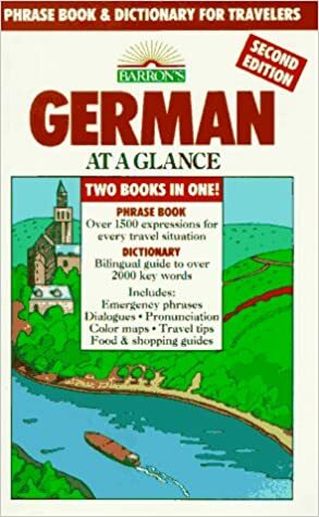 German At A Glance: Phrase Book & Dictionary For Travelers by Henry Strutz