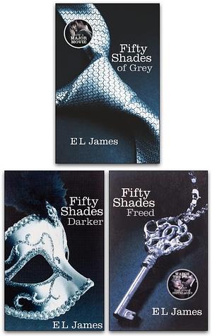 E L James Fifty Shades Series 3 Books Collection Set MOVIE TIE IN EDITION by E.L. James, E.L. James