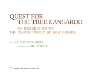 Quest for the Tree Kangaroo: An Expedition to the Cloud Forest of New Guinea by Sy Montgomery, Nic Bishop