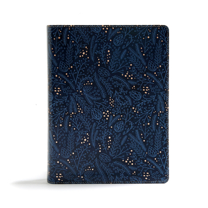 CSB Study Bible, Navy Leathertouch, Indexed by Csb Bibles by Holman
