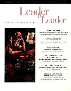 Leader to Leader (Ltl), Volume 16, Spring 2000 by 