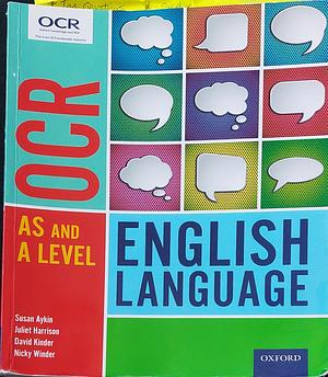 English Language  OCR by Susan Aykin, Nicky Winder, David Kinder, Juliette Harrisson