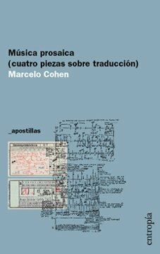 Música prosaica by Marcelo Cohen