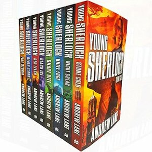 young sherlock holmes collection 8 books set by andrew lane (knife edge, death cloud, red leech, black ice, fire storm, snake bite, night break, stone cold) by Andy Lane