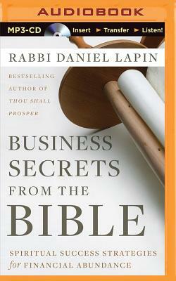 Business Secrets from the Bible: Spiritual Success Strategies for Financial Abundance by Daniel Lapin