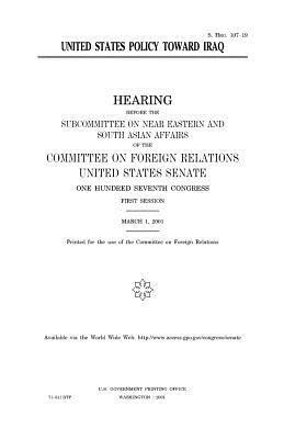 United States policy toward Iraq by United States Congress, United States Senate, Committee on Foreign Relations