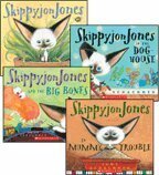 Skippyjon Jones / Skippyjon Jones in the Doghouse / Skippyjon Jones in Mummy Trouble / Skippyjon Jones and the Big Bones by Judy Schachner