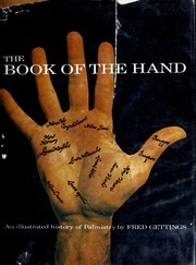 Book of the Hand an Illustrated History by Fred Gettings