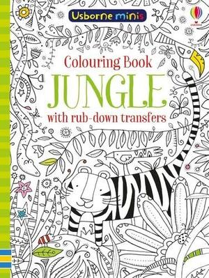 Mini Books Colouring Book Jungle with Rub Downs by Sam Smith