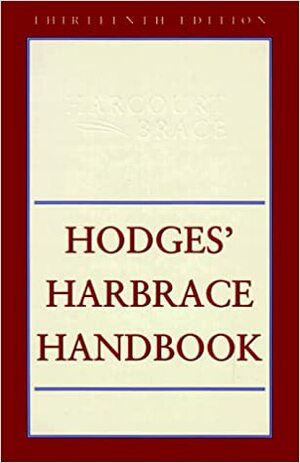 Hodges Harbrace Handbook 13e by Suzanne Strobeck Webb