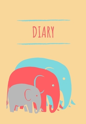 Diary: Three Cute Elephants Note All Your Events So You Don't Miss Out on Life from Wine Tasting to Dancing Enjoy Your Life by Krisanto Studios