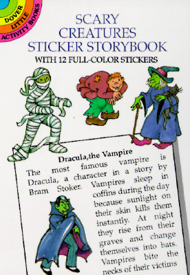 Scary Creatures Sticker Storybook by Cathy Beylon