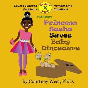 Princess Sasha Saves Baby Dinosaurs: Fun Algebra: Level 1 Practice Problems by Courtney West