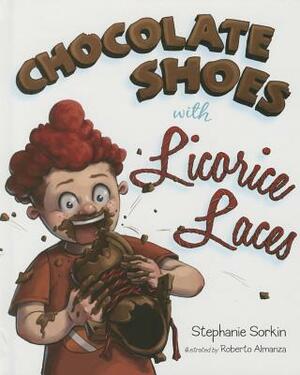 Chocolate Shoes with Licorice Laces by Stephanie Sorkin