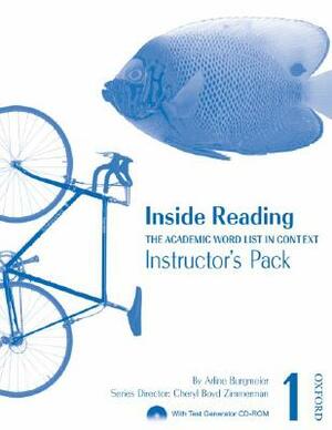 Inside Reading Instructor's Pack: The Academic Word List in Context [With CDROM] by Cheryll Zimmerman, Arline Burgmeier