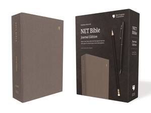 Net Bible, Journal Edition, Cloth Over Board, Gray, Comfort Print: Holy Bible by Thomas Nelson