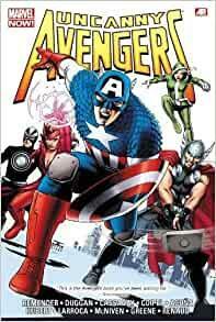 Uncanny Avengers Omnibus by Larry Molinar, Clayton Cowles, Mark Morales, Justin Ponsor, Laura Martin, Jay Leisten, Rick Remender, Chris Eliopoulos, Gerry Duggan, Steve McNiven, Paul Renaud, Cory Petit, Jim Cheung, Salvador Larroca, Adam Kubert, John Dell, Olivier Coipel, Dexter Vines, Dean White, Sanford Greene, Frank Martin, Agustín Alessio, Daniel Acuña, John Cassaday