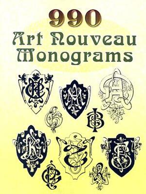 990 Art Nouveau Monograms by Dover