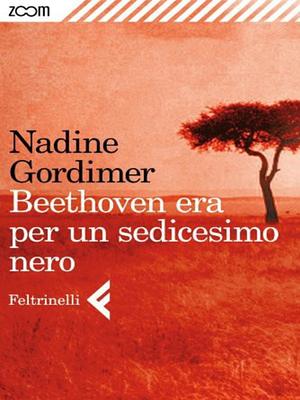 Beethoven era per un sedicesimo nero by Nadine Gordimer