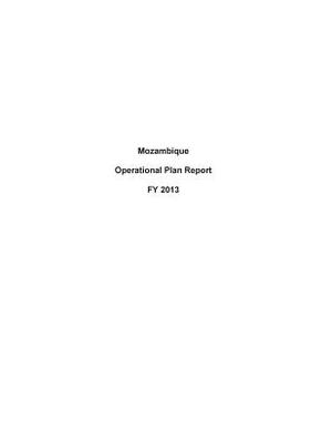 Mozambique Operational Plan Report FY 2013 by United States Department of State