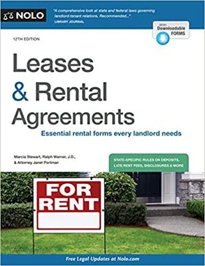 Leases & Rental Agreements by Janet Portman, Marcia Stewart, Ralph E. Warner