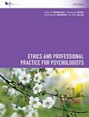 PP1038 - Ethics and Professional Practice for Psychologists by Shirley Anne Morrissey, Prasuna Reddy, Alfred Allan, Graham Robert Davidson