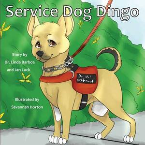 Service Dog Dingo by Jan Luck, Linda Barboa