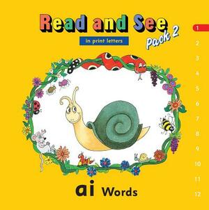 Jolly Phonics Read and See, Pack 2: In Print Letters (American English Edition) by Sara Wernham, Sue Lloyd