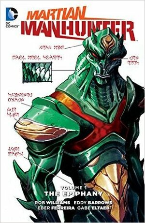 Martian Manhunter, Volume 1: The Epiphany by Eddy Barrows, Diogenes Neves, Eber Ferreira, Marc Deering, Gabe Eltaeb, Rob Williams, Tom Napolitano