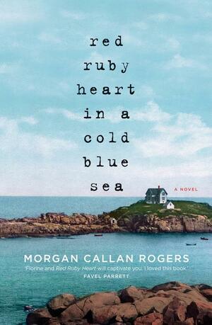 Red Ruby Heart in a Cold Blue Sea by Morgan Callan Rogers