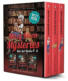 Mitzy Moon Mysteries Books 4-6: Paranormal Cozy Mystery by Trixie Silvertale