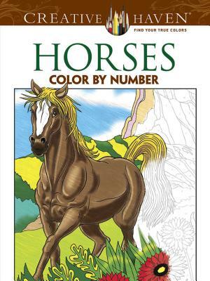Horses Color by Number Coloring Book by George Toufexis